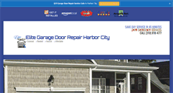 Desktop Screenshot of garagedoorrepairharborcity.info